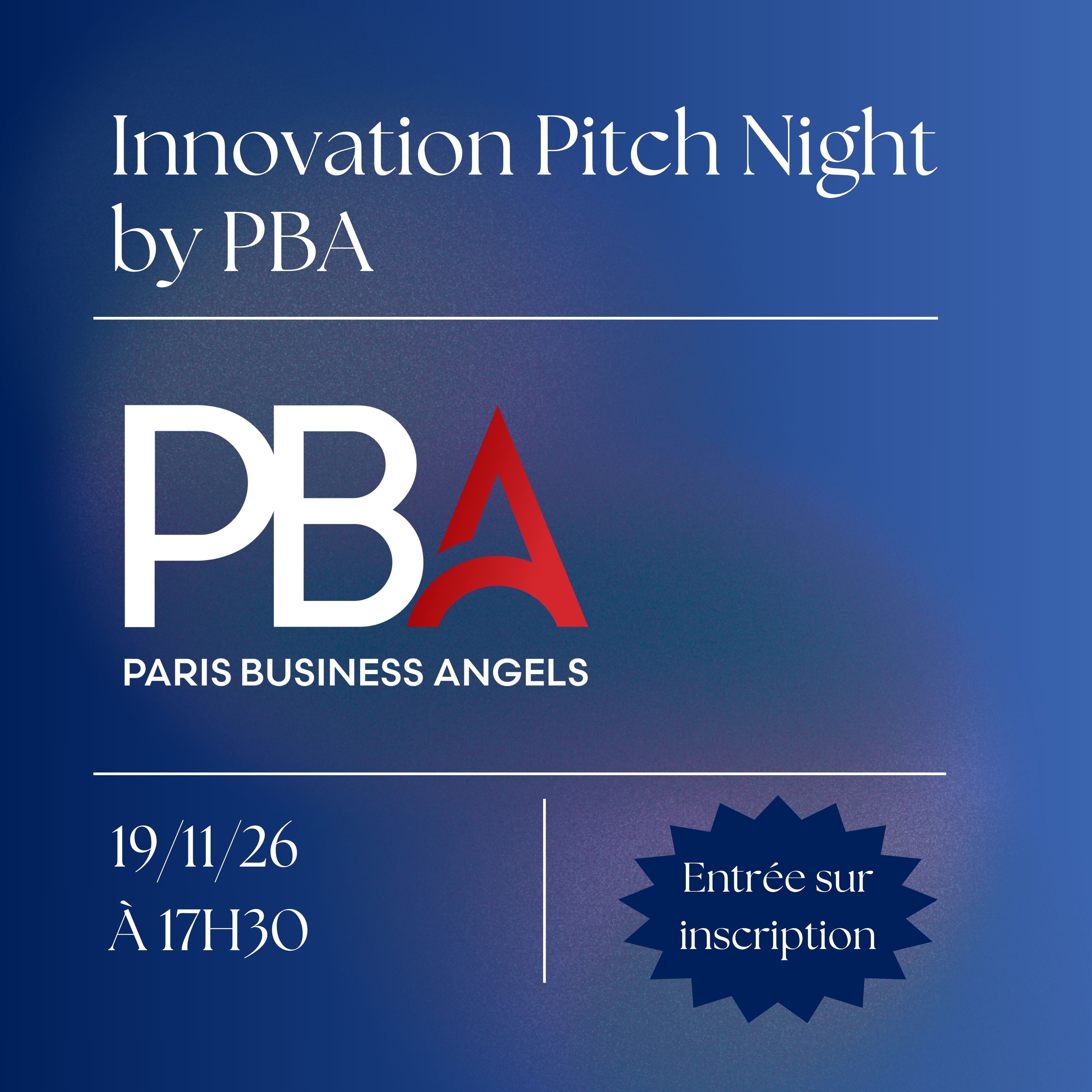 Innovation Pitch Night by PBA