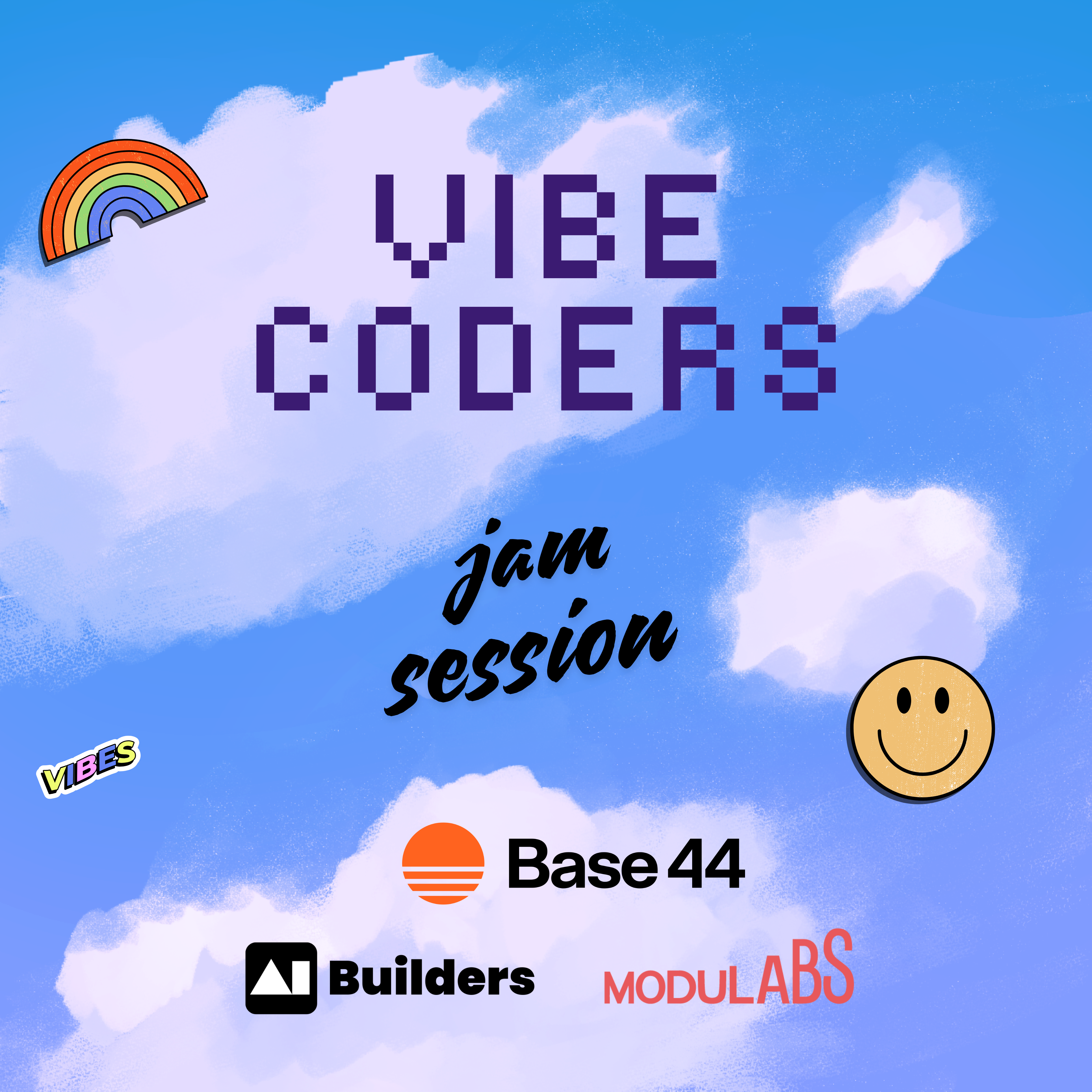 Vibe Coders Jam Session: feat. Base44 ๋ฐ์ด๋ธ ์ฝ๋ฉ