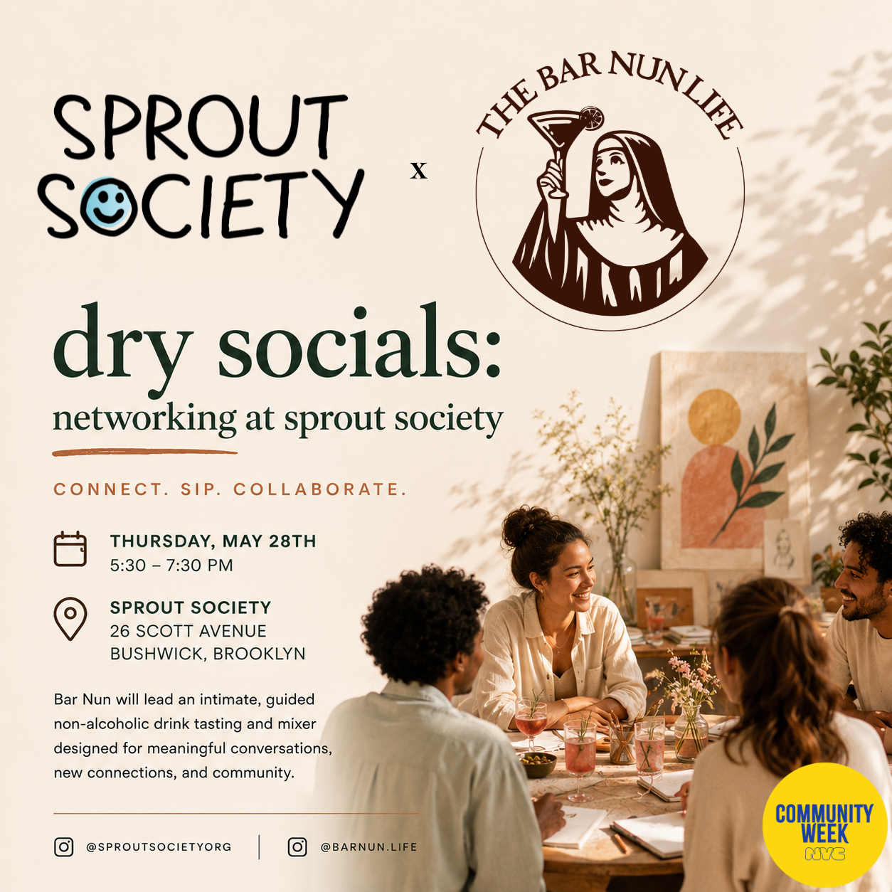 Cover art for #Dry social: Networking at Sprout Society — Sprout Society