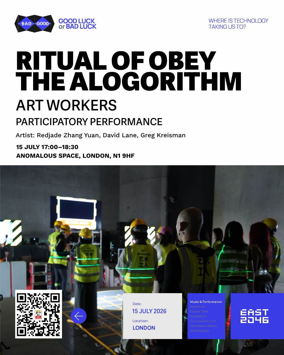 Participatory Performance: Ritual of the Obey of Algorithms