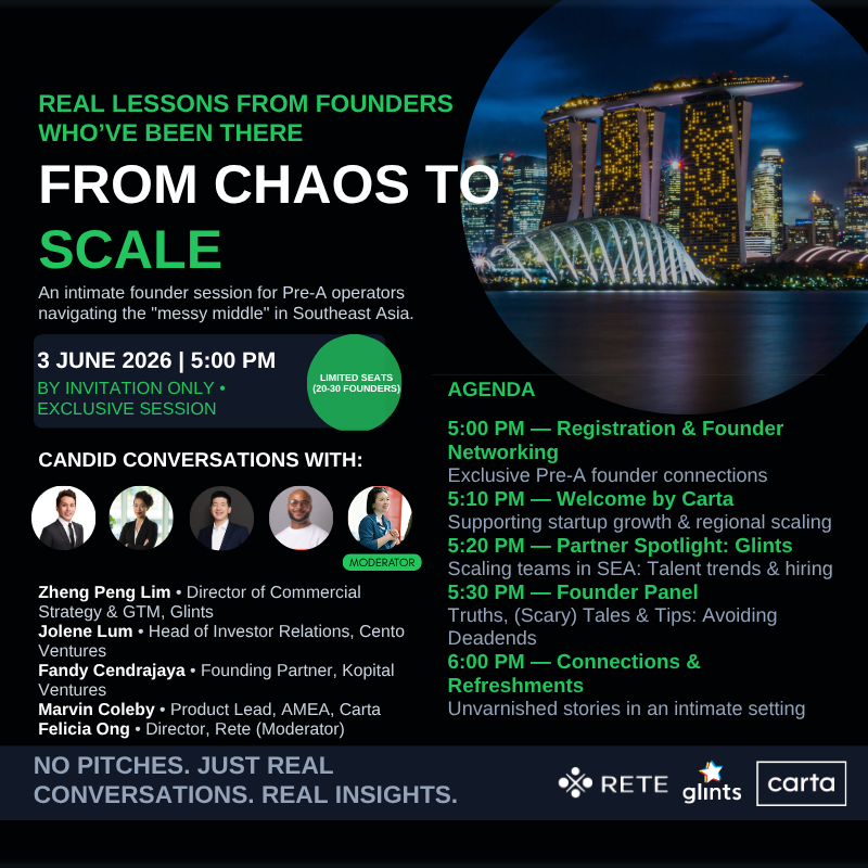 Cover art for #From Chaos to Scale: An Intimate Founder Session — Singapore