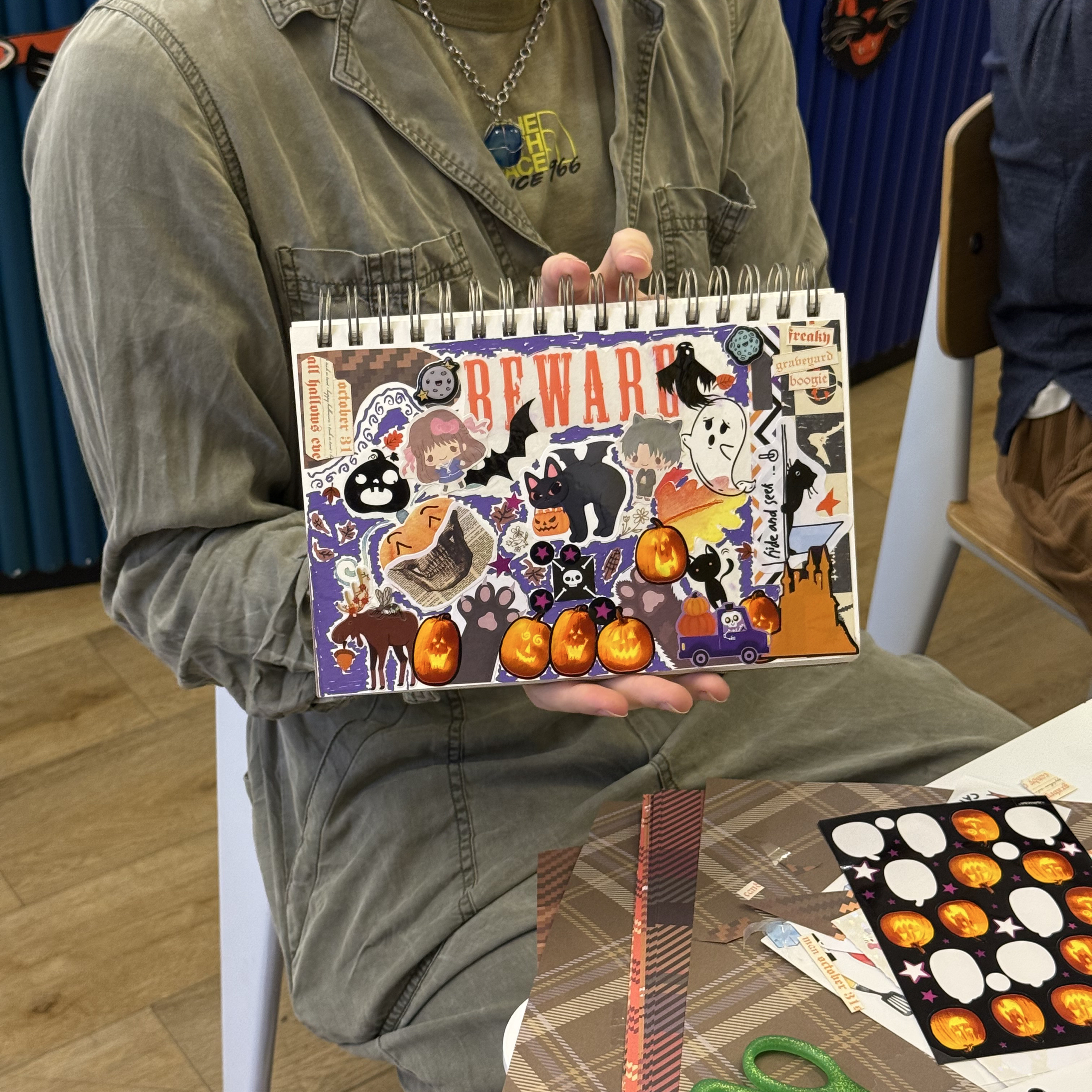 halloween junk journal club w/ lamcha matcha