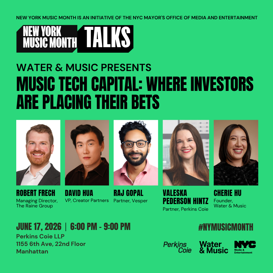 Cover art for #Music Tech Capital: Where Investors Are Placing Their Bets — 2026 New York Music Month Edition — New York, NY