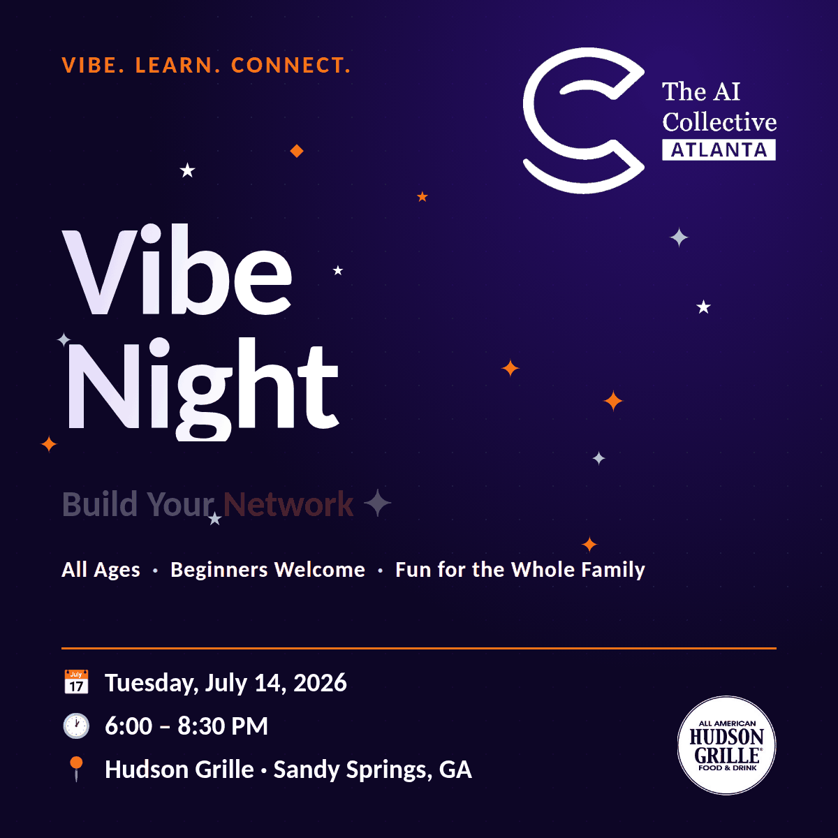 Vibe Night - Sandy Springs (w/ The AI Collective)