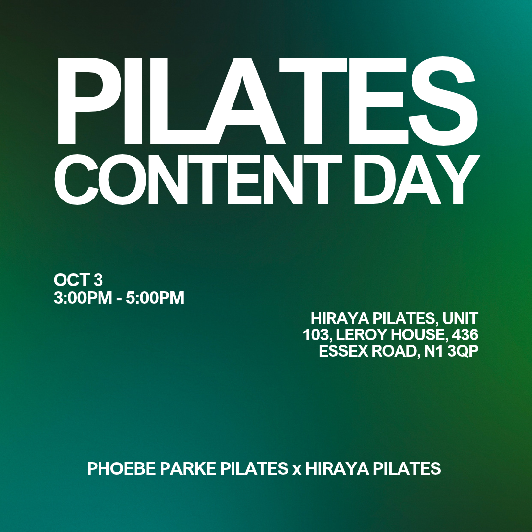 Pilates Content Day at Hiraya Pilates, Islington