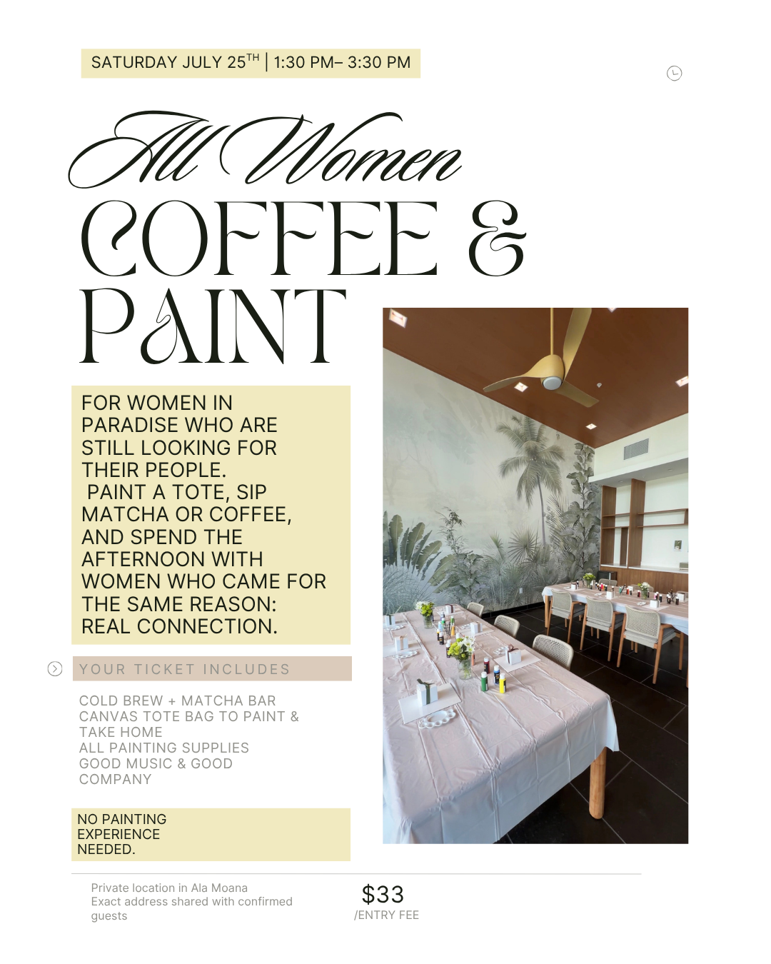 All Women, Coffee & Paint logo