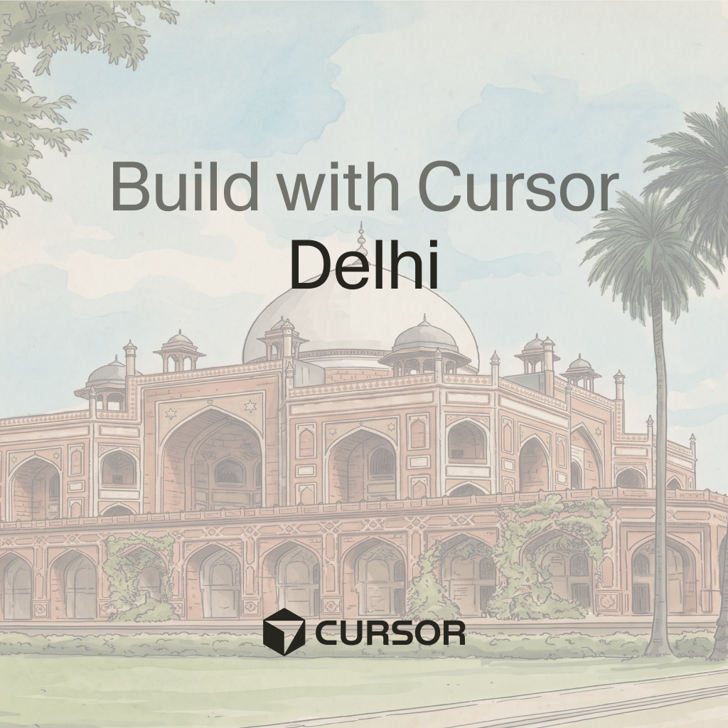 Roadshow de Cursor India: Delhi Buildathon