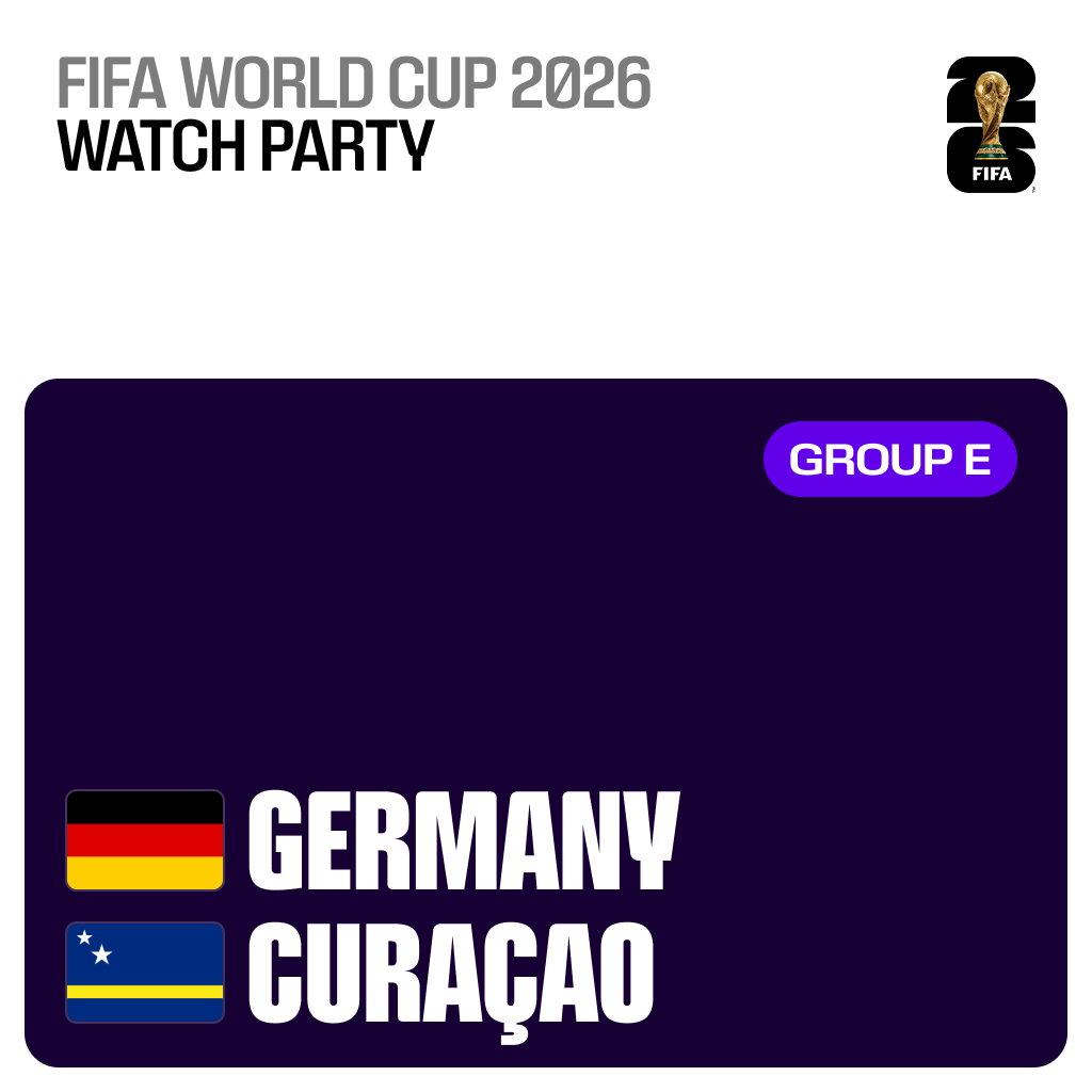 World Cup Watch Party: Germany vs Curacao