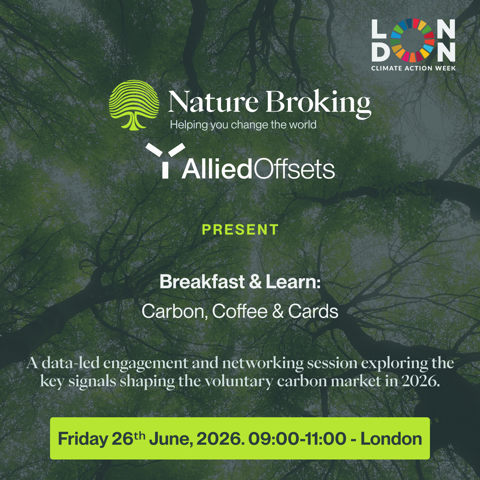Cover art for #Breakfast and Learn: Carbon, Coffee, and Cards — London, England