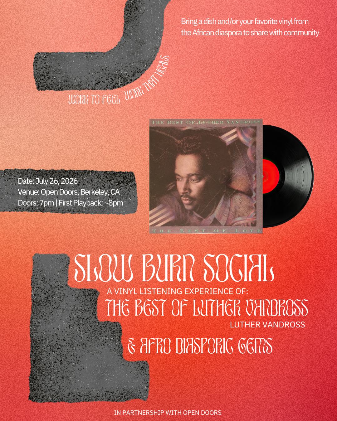 Slow Burn Social: A Vinyl Listening Session - People's Choice Edition