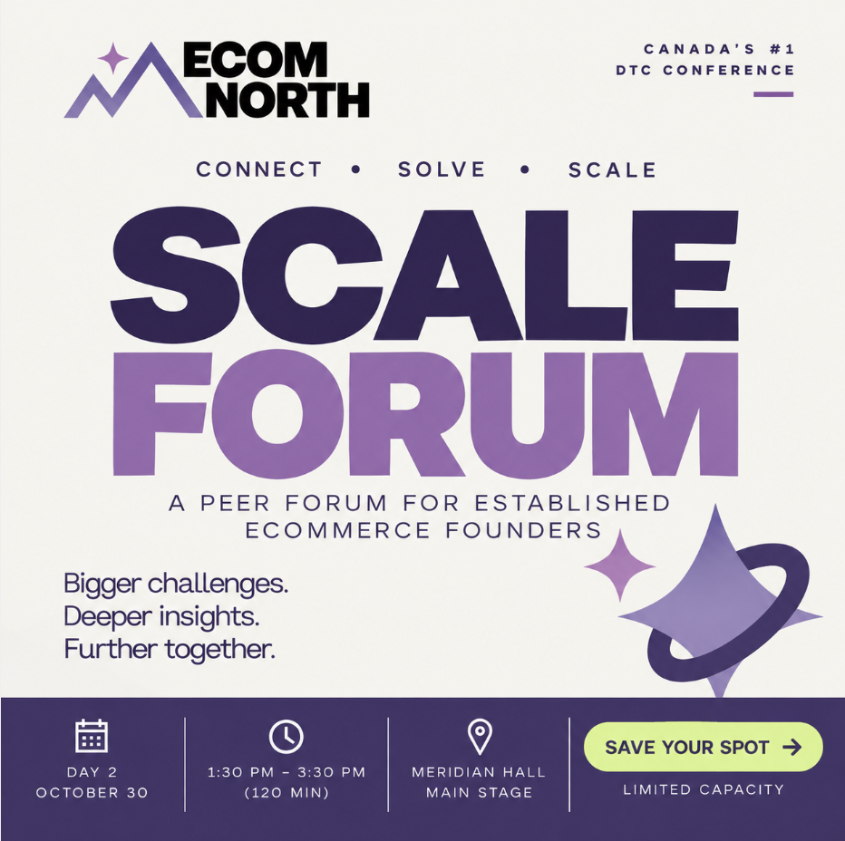Ecom North Toronto Summit Scale Forum