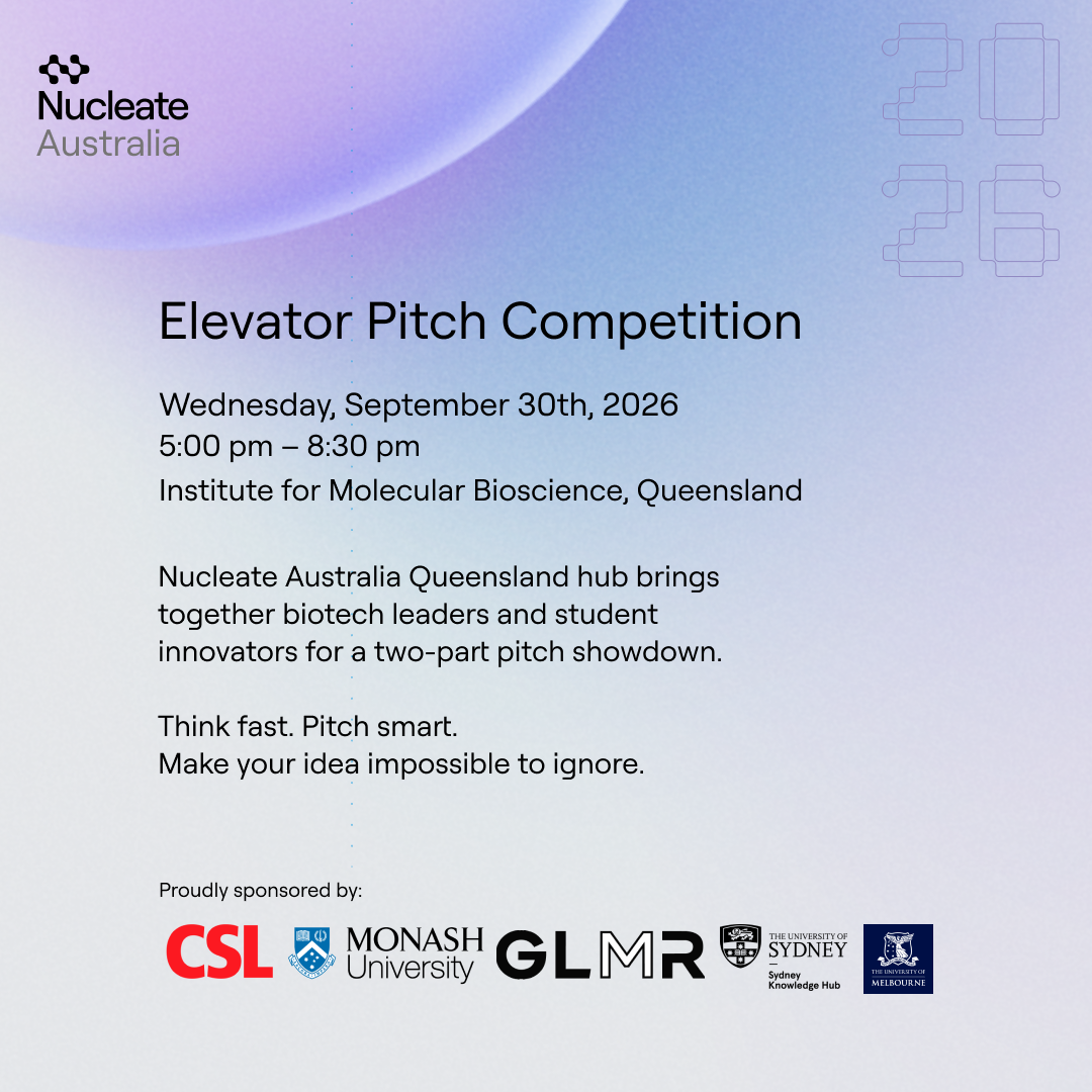 Nucleate Australia - Queensland Hub: Reverse Pitch and Pitch Night!