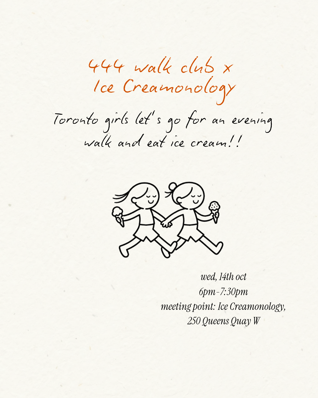 444 Walk Club x Ice Creamonology