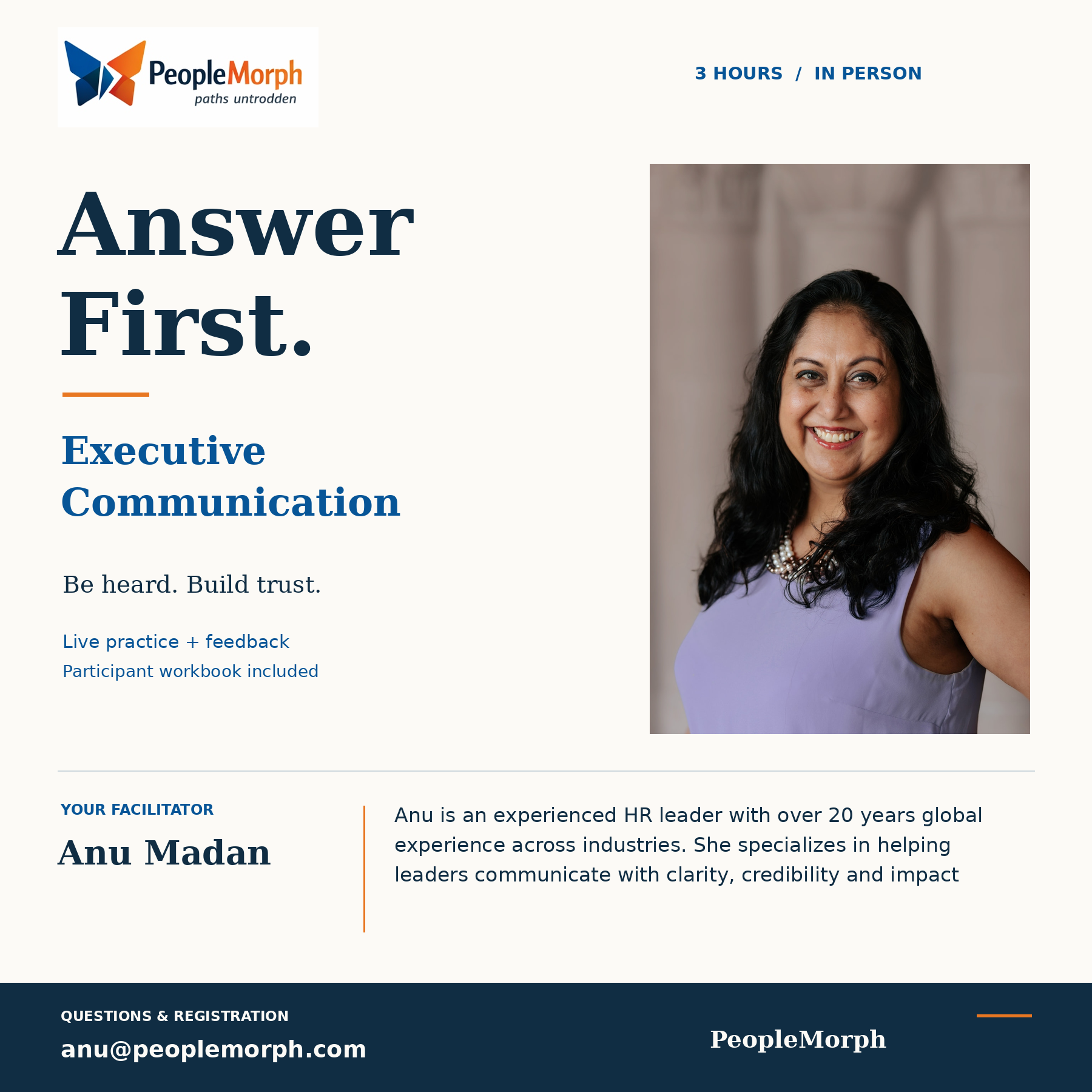 Answer First: Executive Communication — A Practical Workshop for Leaders