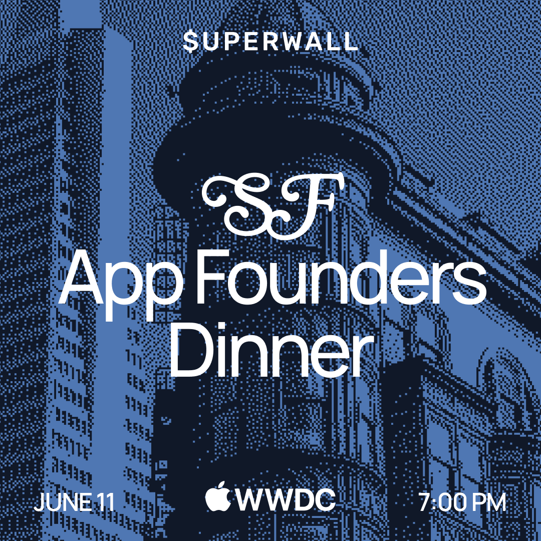 Cover art for #App Founders Dinner in SF - WWDC — San Francisco, CA