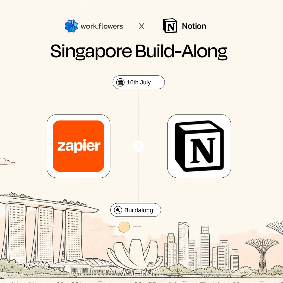 Cover art for #Automate your RevOps stack with Notion + Zapier — Lorong AI @ 22 Cross Street