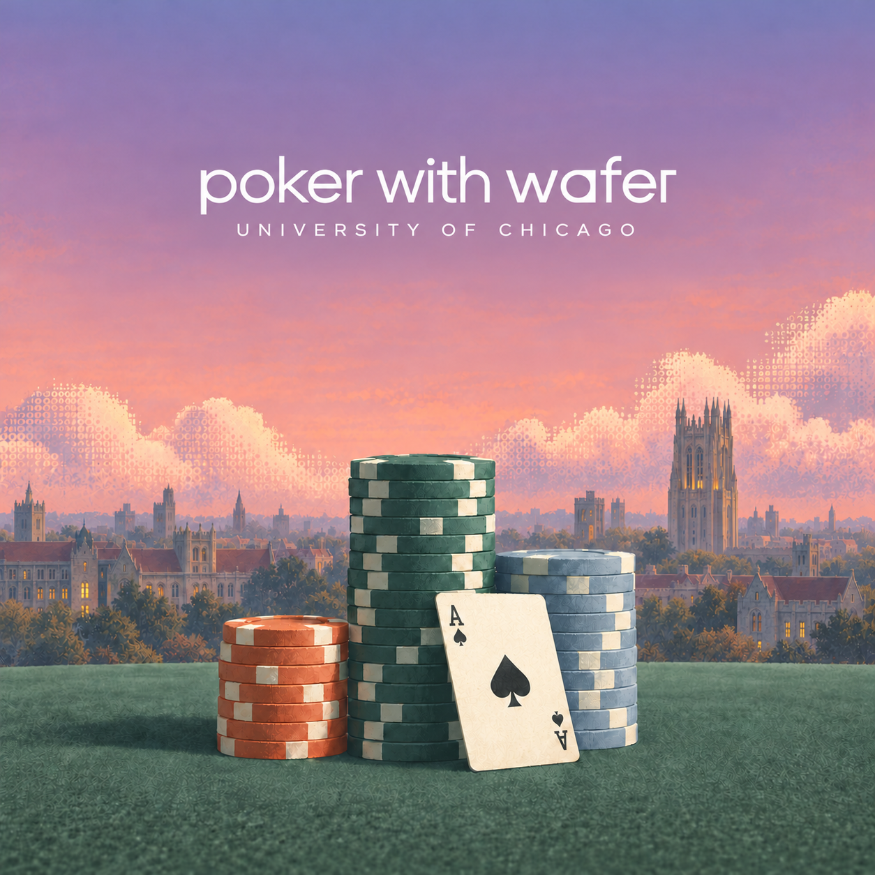 poker with wafer | university of chicago