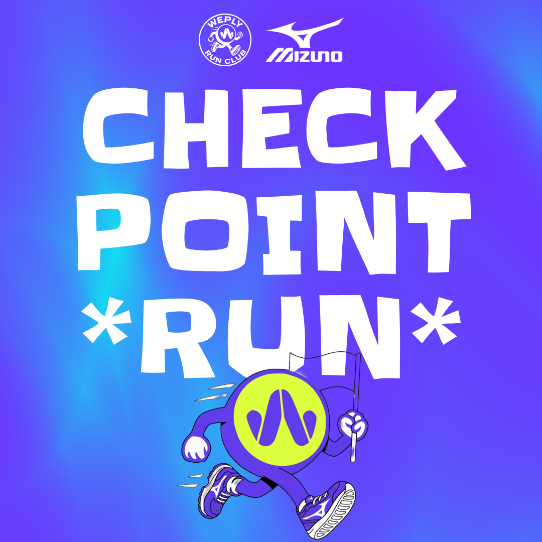 Checkpoint run - Weply x Mizuno 🚩