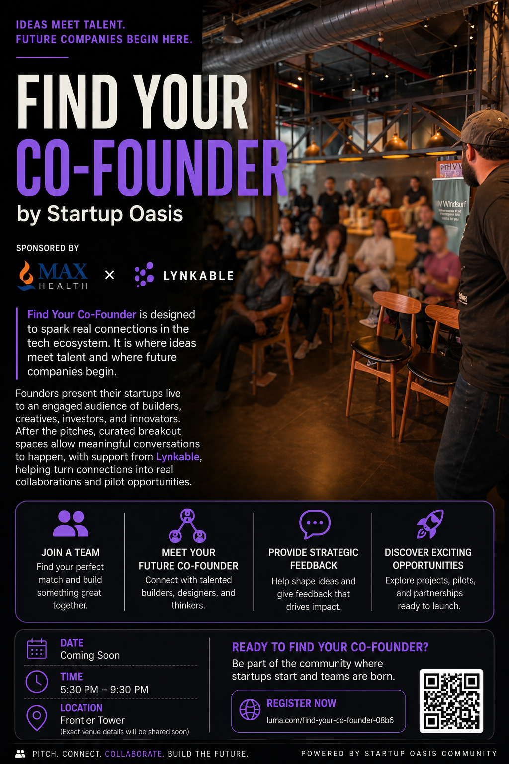 Find your Co-Founder! - Open Registration