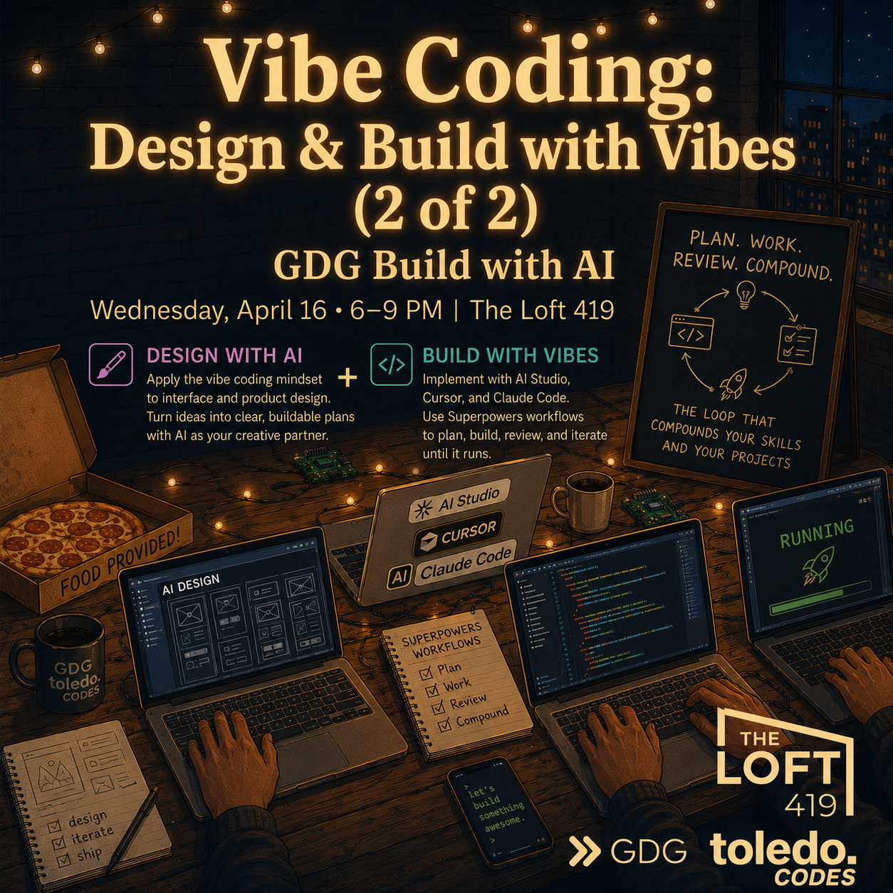 Vibe Coding: Design & Build with Vibes (2 of 2) — GDG Build with AI