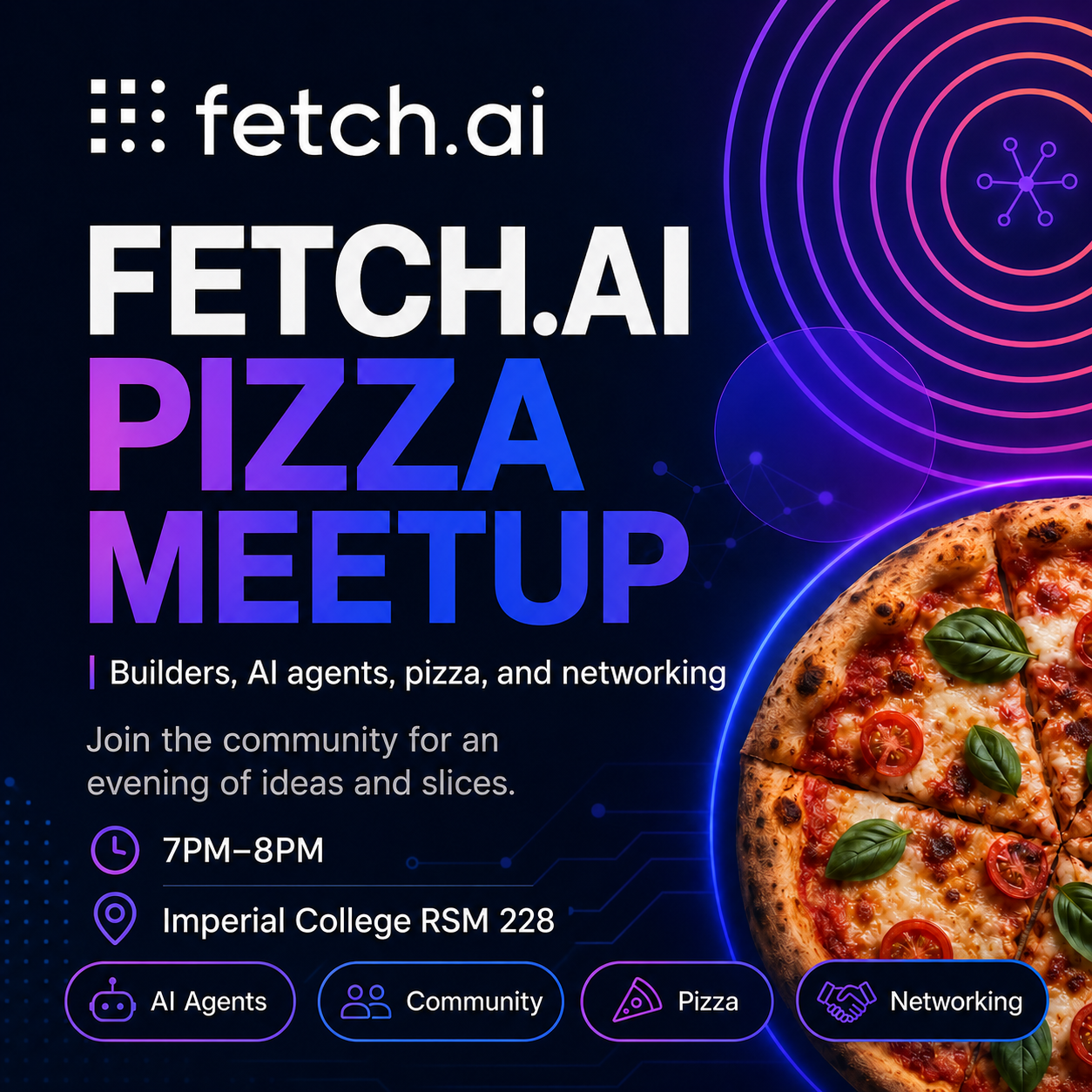 Fetch.ai Pizza networking