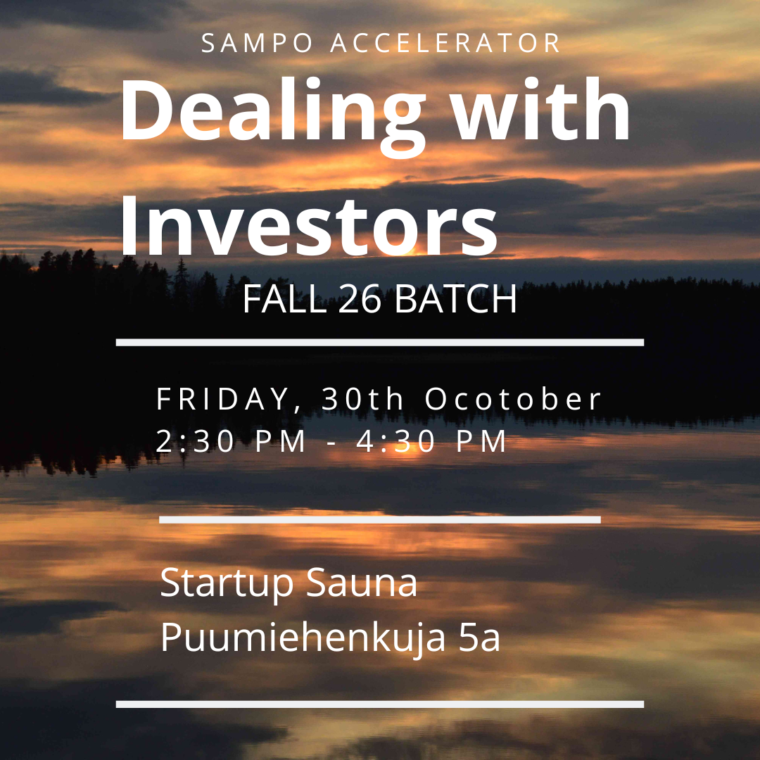 Dealing with Investors - Fall 26
