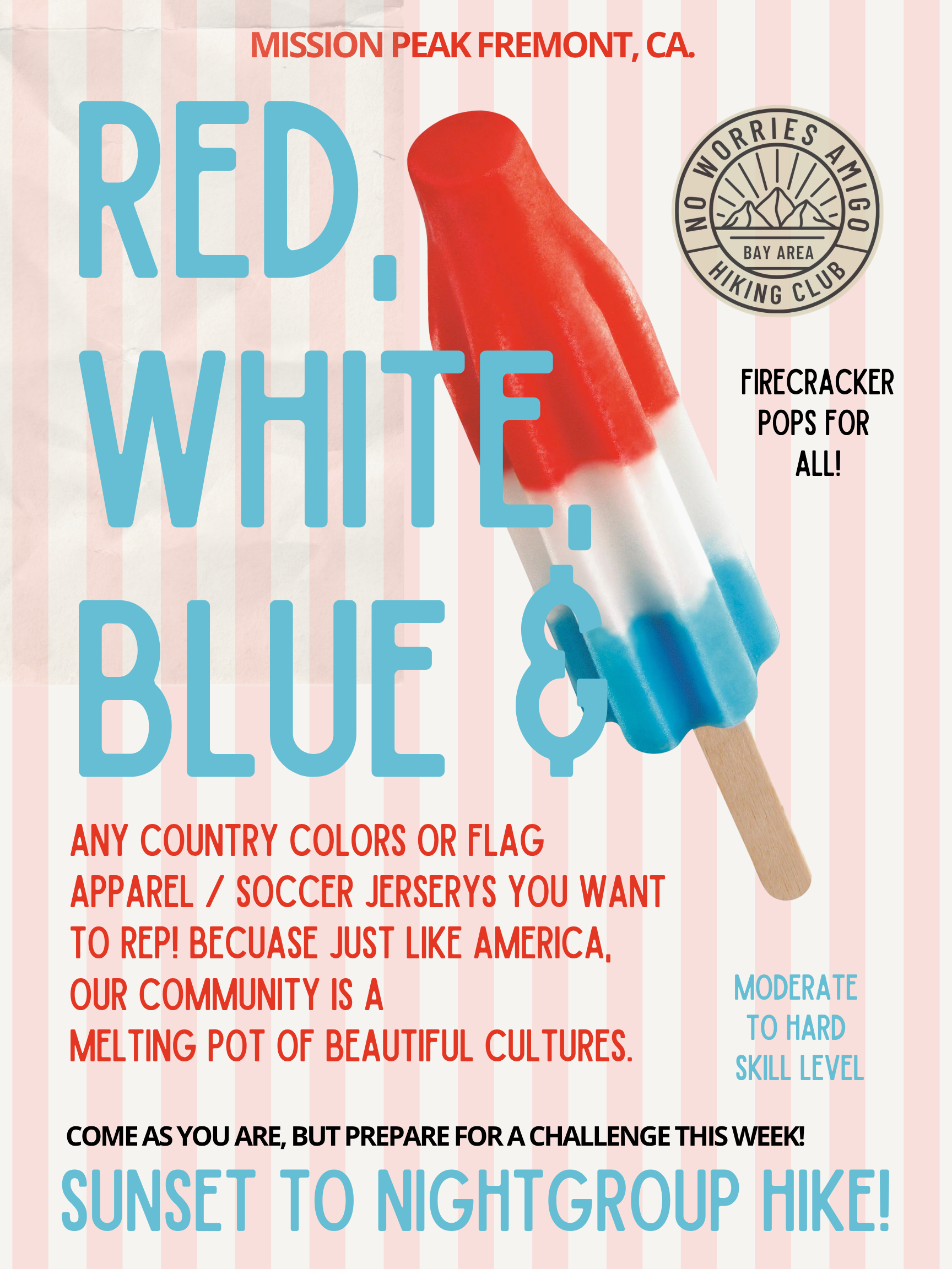 Cover art for #RED, WHITE & BLUE Rancho Canadá Del Oro Sunset Hike — Fremont, CA