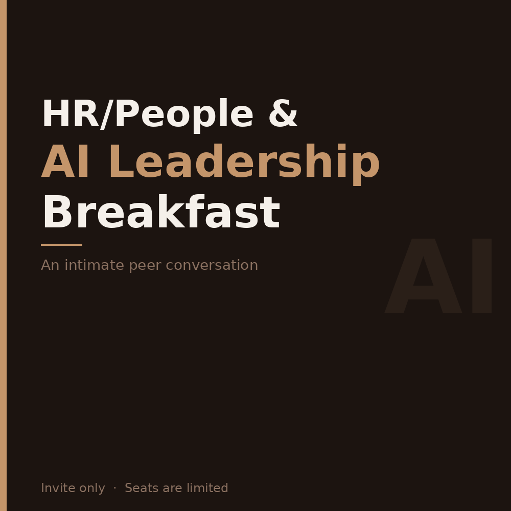 Desayuno de Liderazgo en Recursos Humanos / Personas y AI
