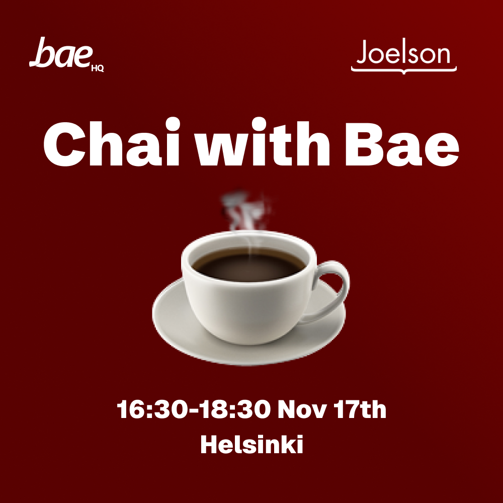 Helsinki Chai with Bae HQ | Joelson