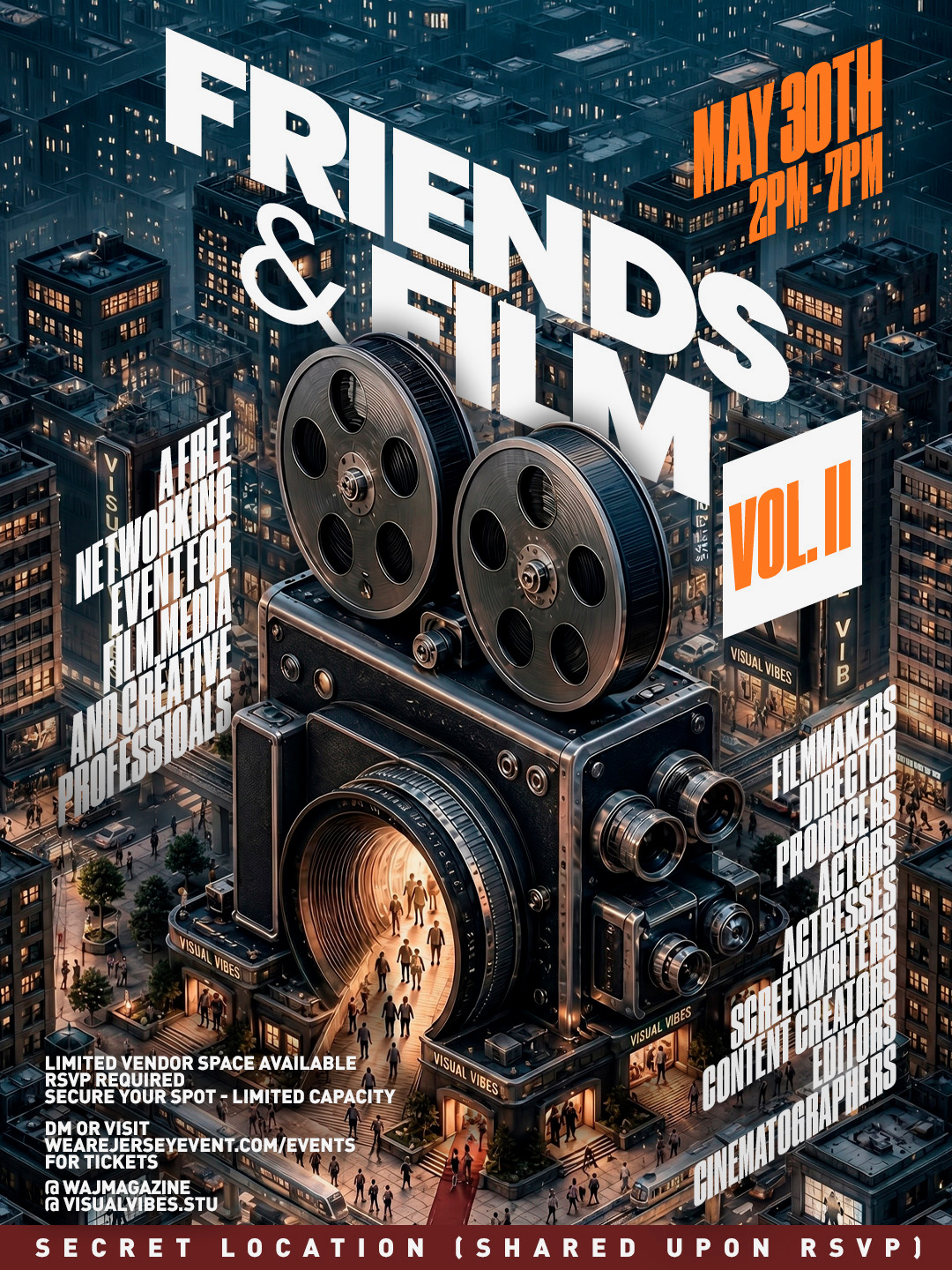 Cover art for #Friends & Film: Networking Mixer — Carlstadt, NJ