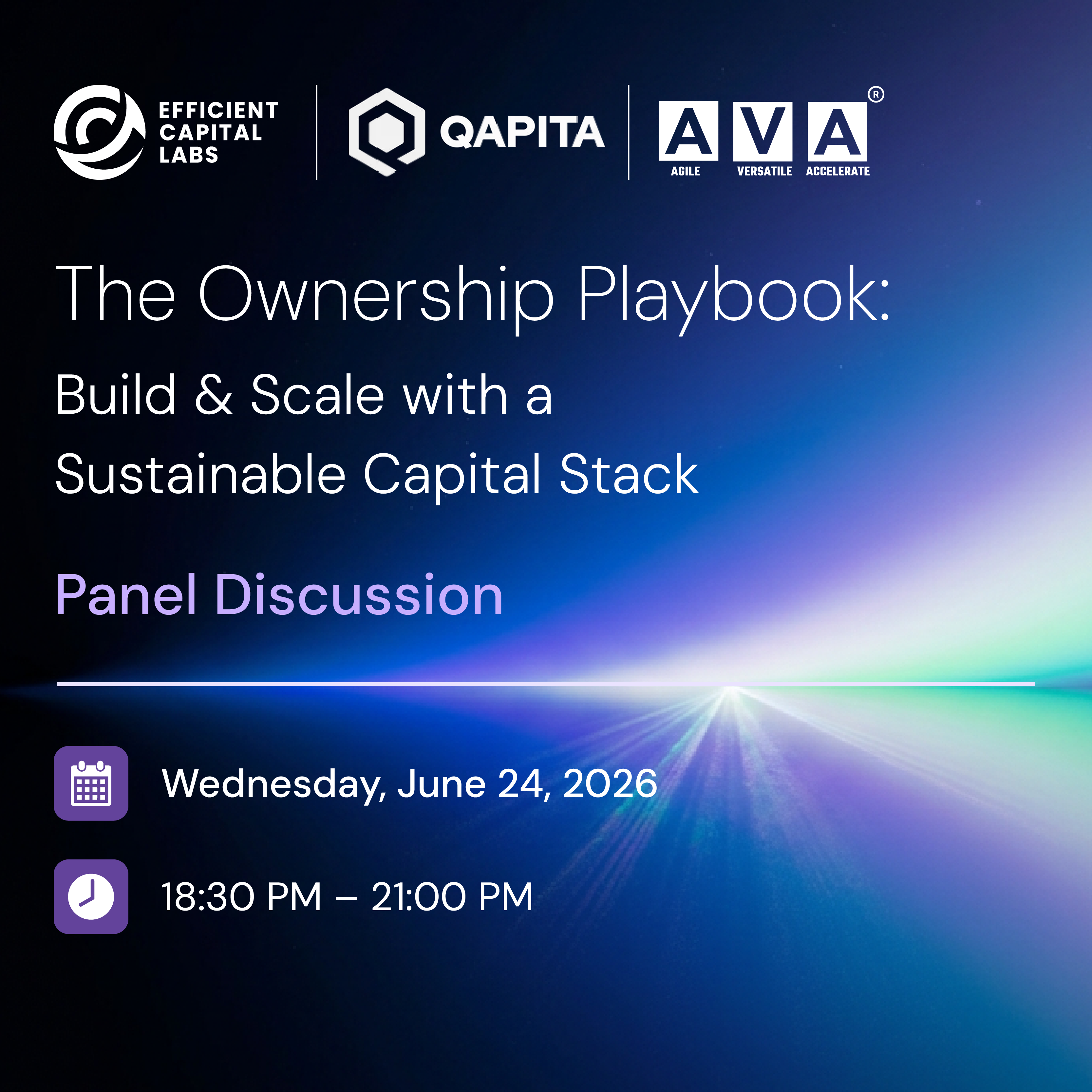 Cover art for #The Ownership Playbook: Build with a Sustainable Capital Stack — Singapore