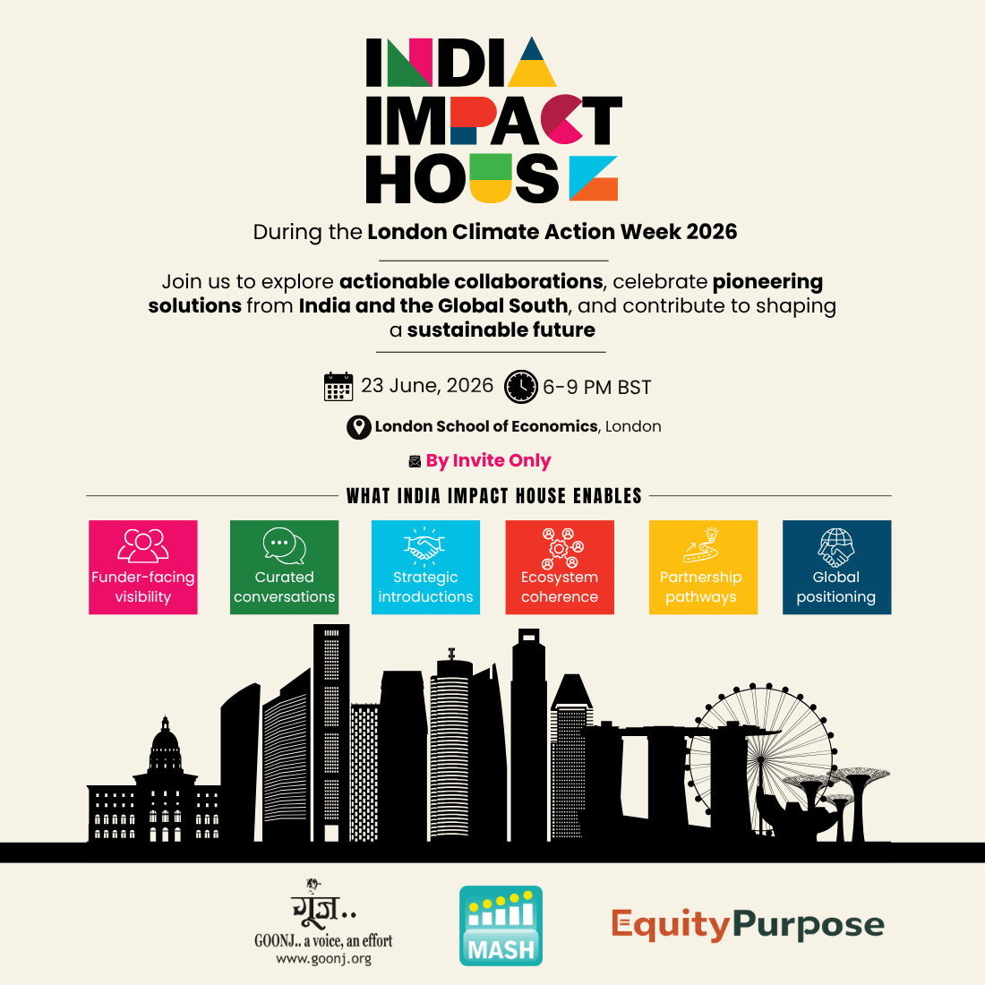 Cover art for #India Impact House | London Climate Action Week 2026 | 23 June — Cheng Kin Ku Building