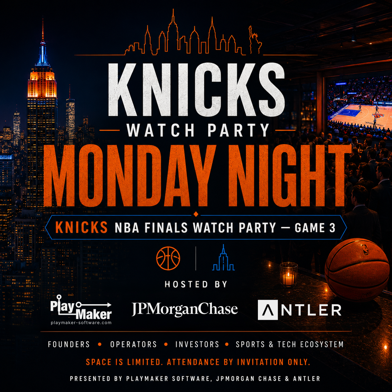 Cover art for #Knicks Game 3 Watch Party — 33 W 17th St floor 6