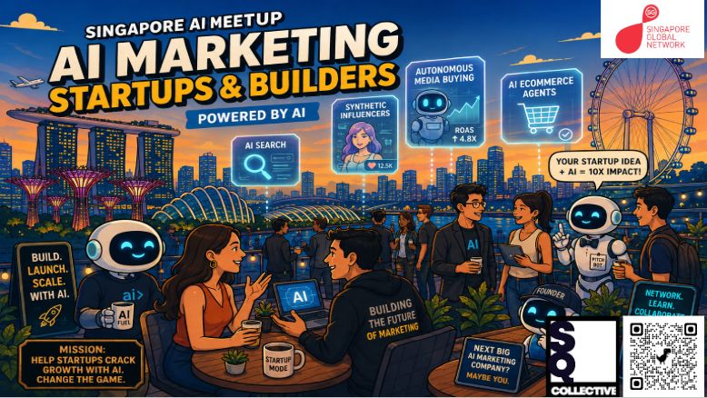 Cover art for #Ads & AI Singapore: AI Marketing Startups & Builders — SQ Collective x Gen-AI Labs