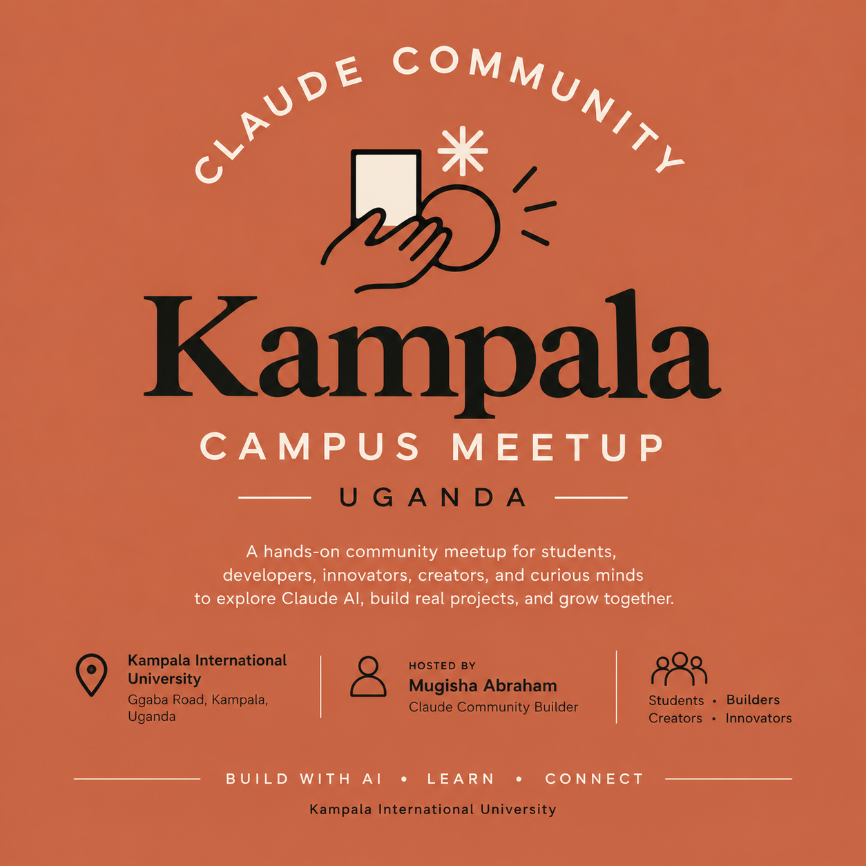 Claude AI Campus Meetup Uganda: Build with AI