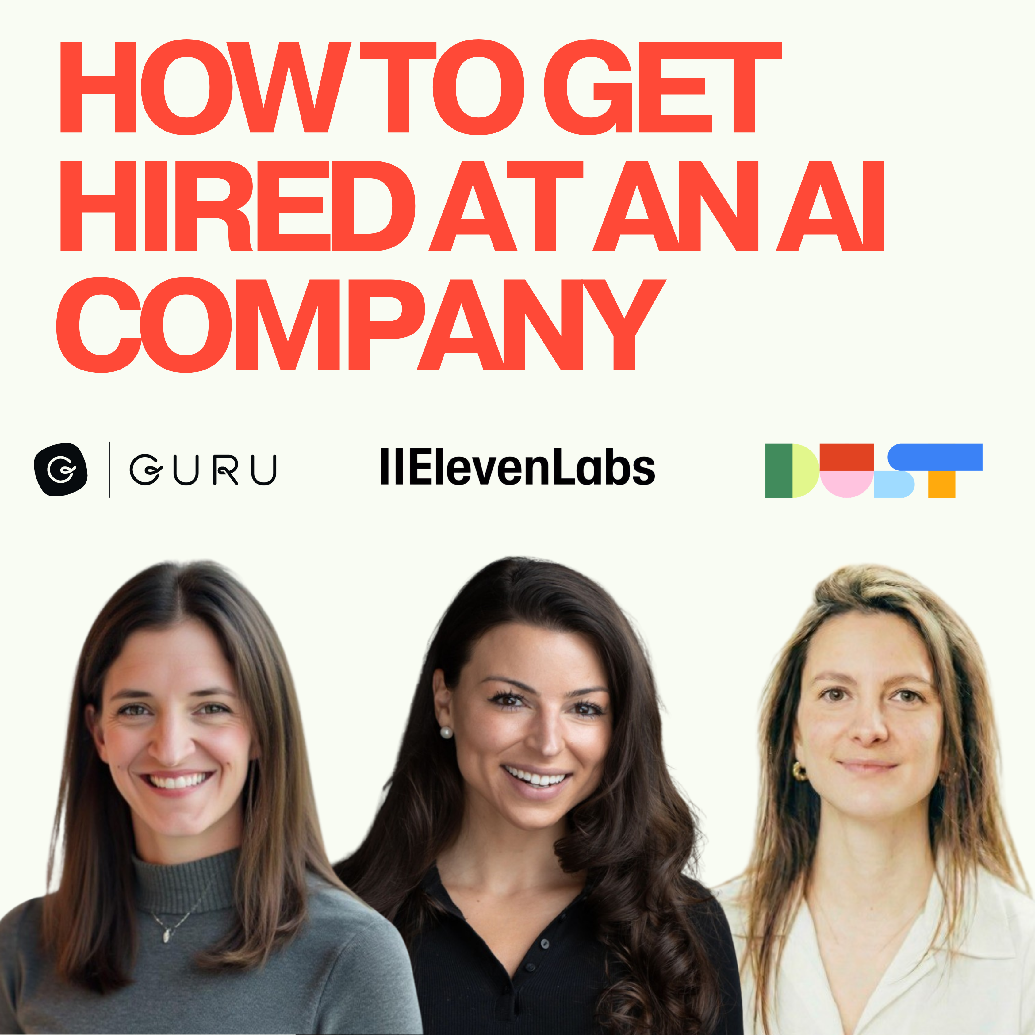 [The Lounge] Monthly session: How to Get Hired at an AI Company