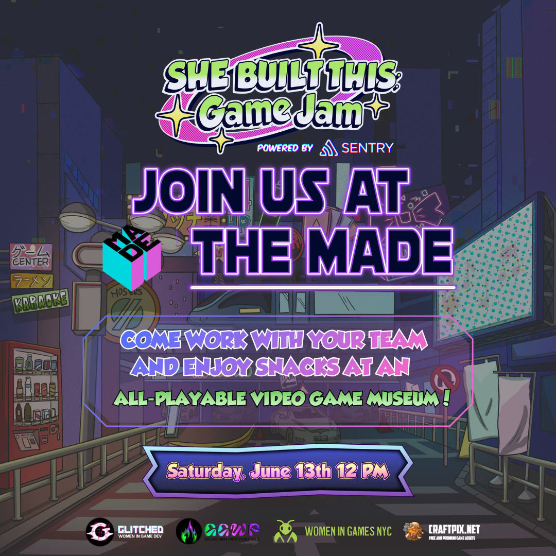 Cover art for #She Built This: Game Jam - The MADE — Museum of Art and Digital Entertainment - (MADE)