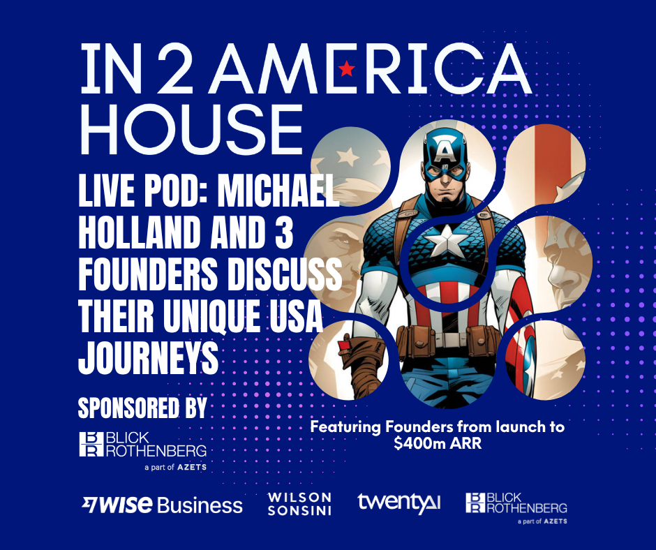Cover art for #In2America House - Live Podcast: Real US Expansion Founder Stories. Sponsored by Blick Rothenberg — Nekter Deli