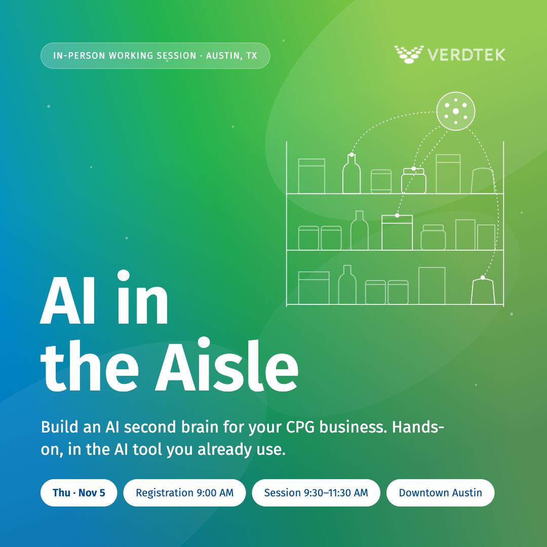 CPG AI Workshop for Executives and Founders