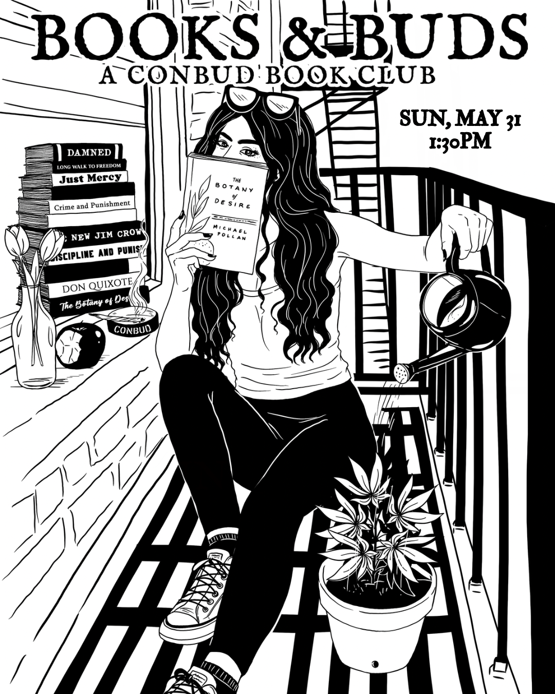 Cover art for #Books & Buds: The Botany of Desire — 85 Delancey St