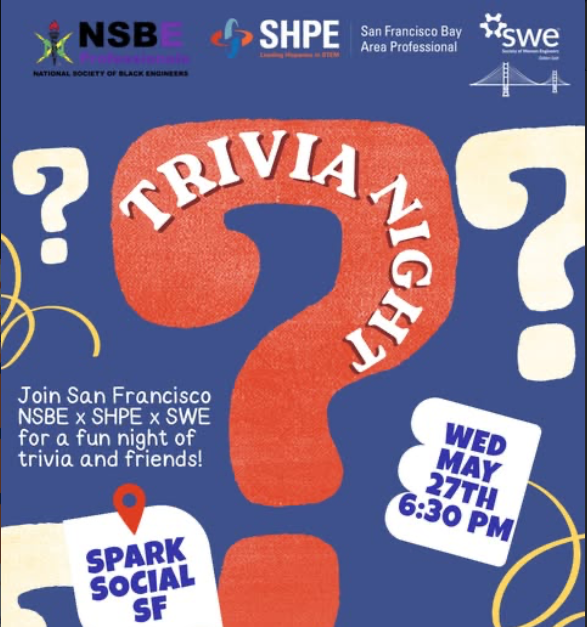 Cover art for #Trivia Night | SHPE x NSBE x SWE — SPARK Social SF