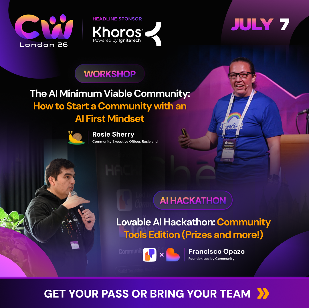 London Community Week 2026 Day 1: Workshop + AI Hackathon