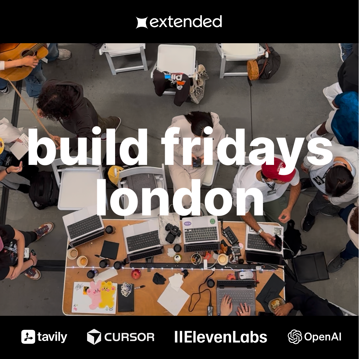 build fridays london - work on your startup alongside others (bring laptop)