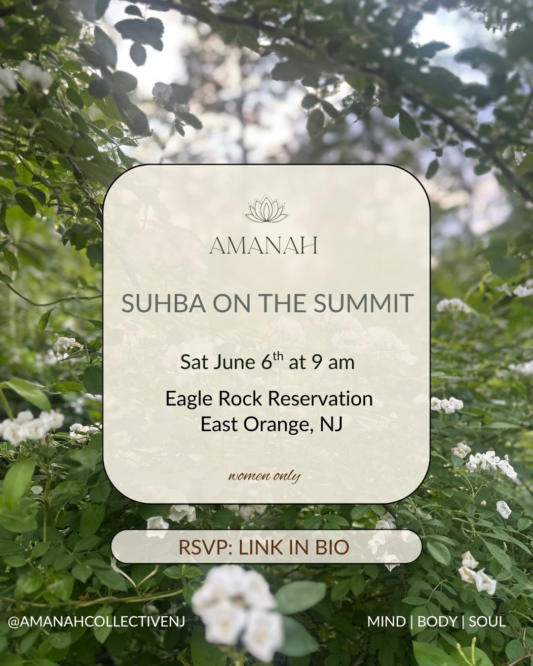 Cover art for #Suhba on the Summit — Eagle Rock Reservation