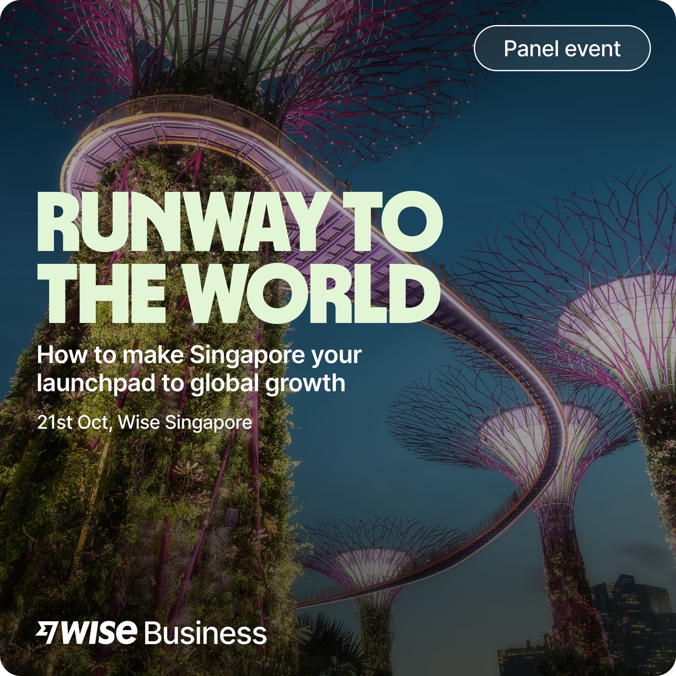 Founders & investors evening: How to make Singapore your launchpad to global growth