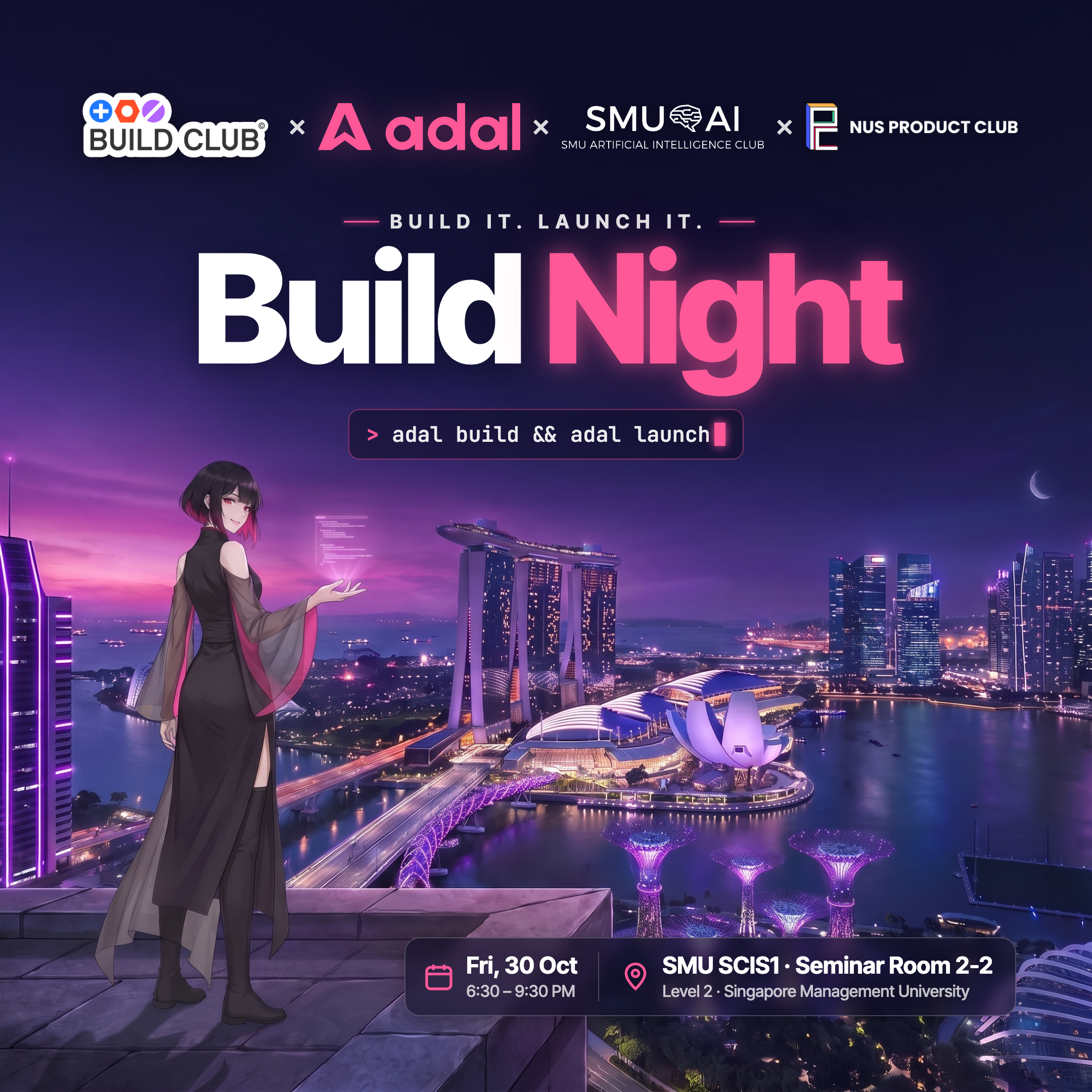 Build Night: Build Club Singapore x AdaL x SMU AI Club