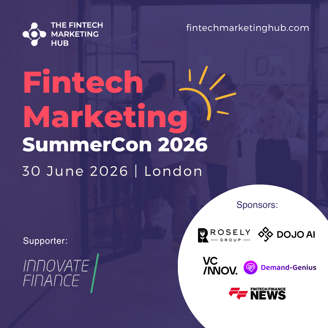 Fintech Marketing SummerCon 2026 - London