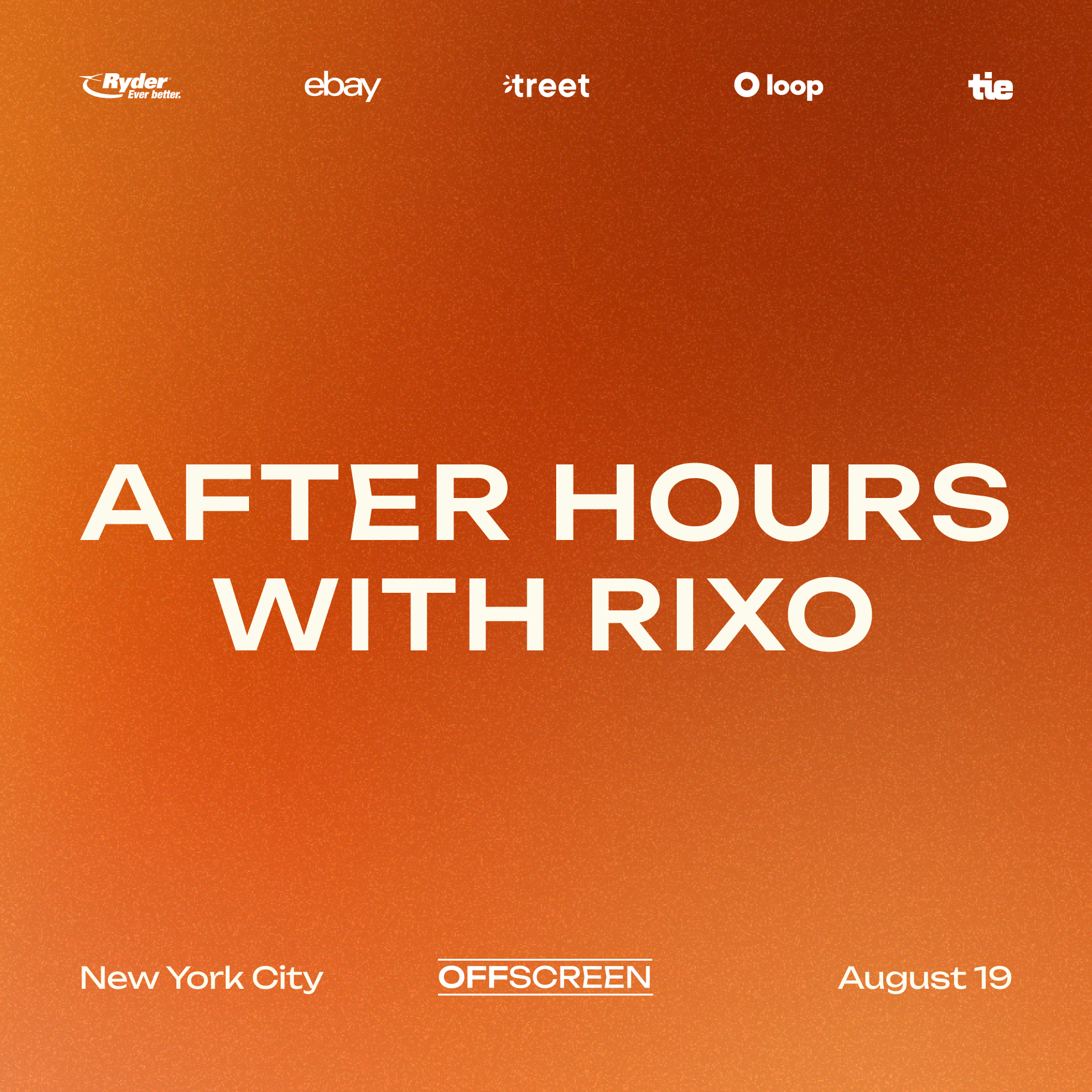 After Hours with RIXO