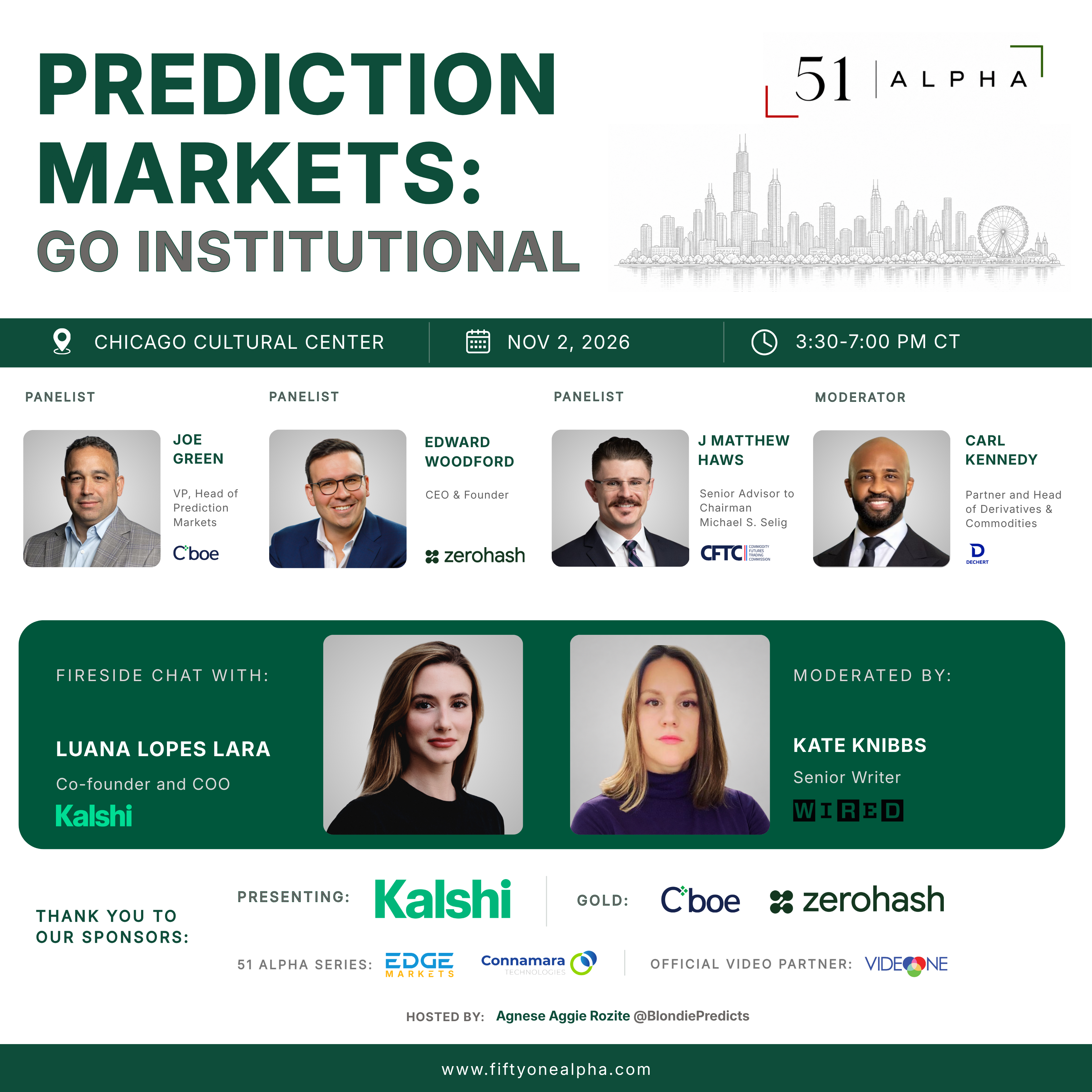 Prediction Markets: Go Institutional | Chicago Nov 2