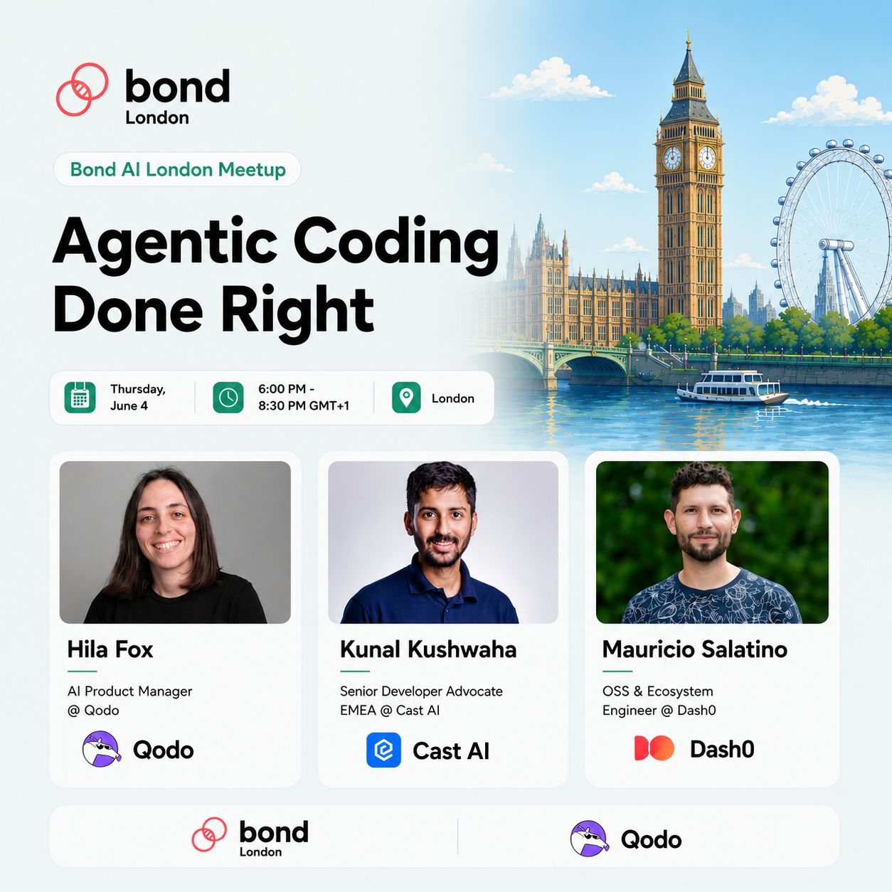 Cover art for #Bond AI London Meetup - Agentic Coding Done Right — London, United Kingdom